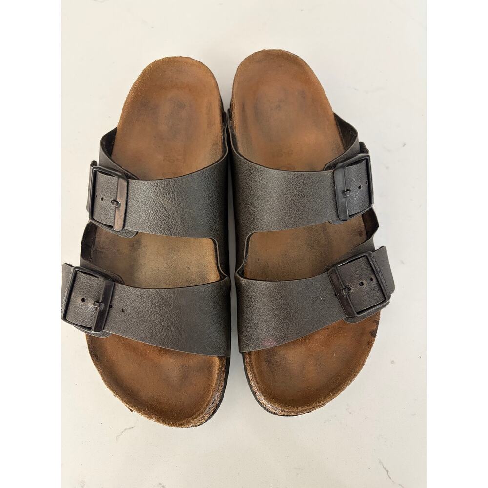 Birkenstocks, Arizona mocha two strap sandal size 39 Boho summer comfort casual - Picture 2 of 10